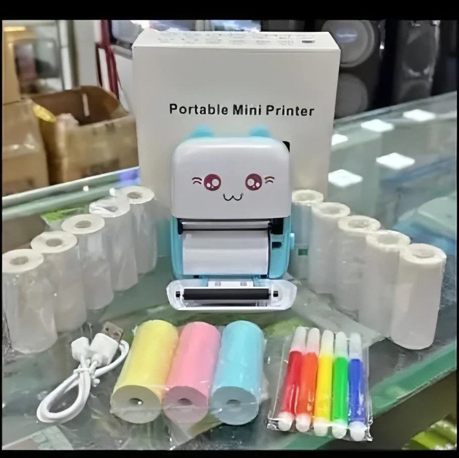 🌟 Mini Impresora Térmica Portátil Pocket Print - ¡Tu Aliado De Impresión En Movimiento!